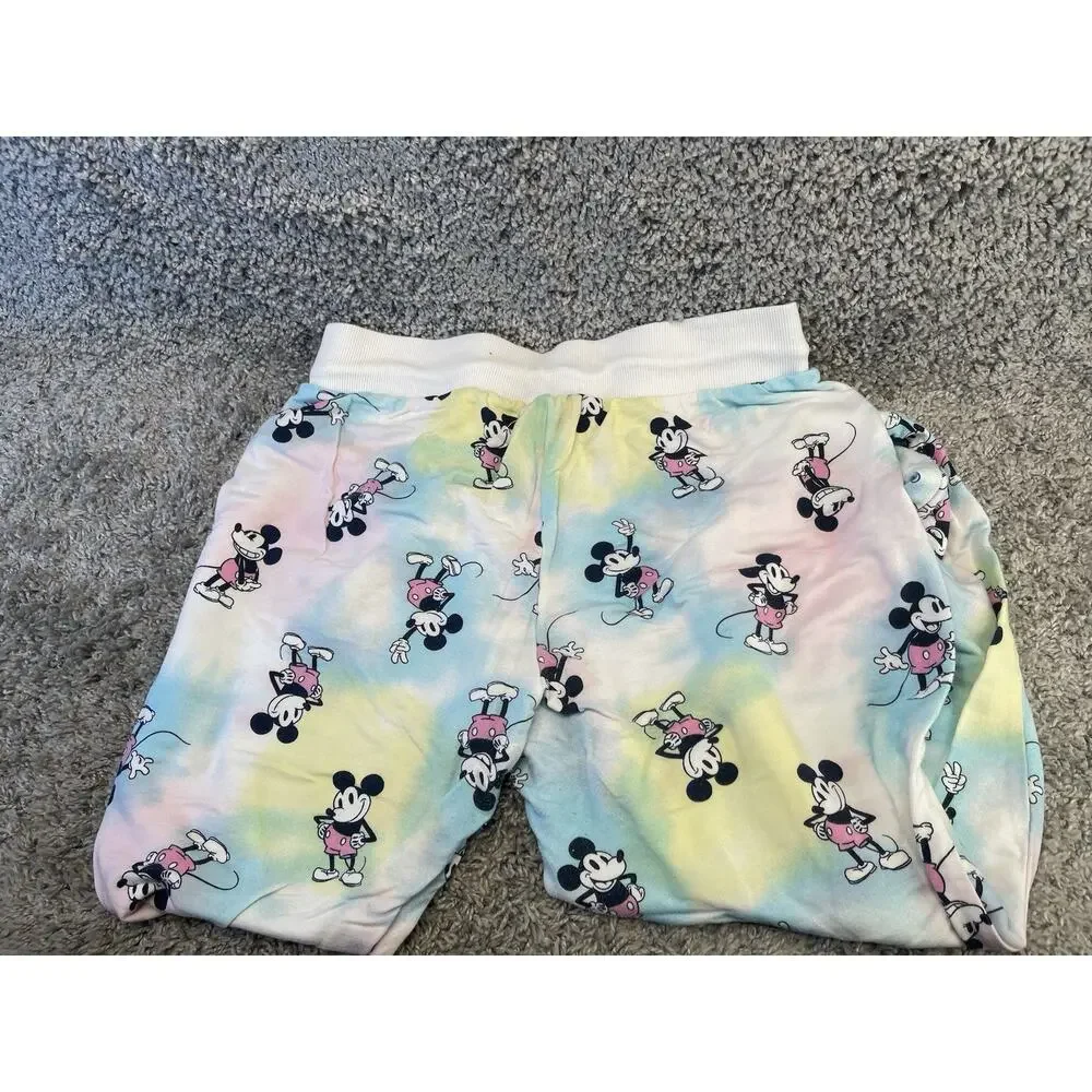 Disney Mickey Mouse Womens Sleepwear Pajamas Pants Lounge Medium Multicolor - Picture 4 of 8